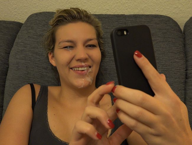 Endlich wieder SPERMA im GESICHT!